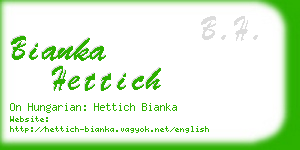 bianka hettich business card